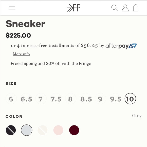 FP Leather Sneaker [6] - Picture 7 of 7